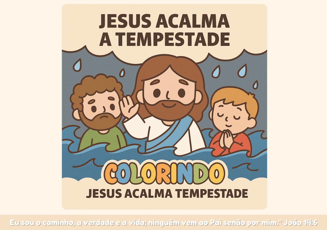 Jesus Acalma a Tempestade