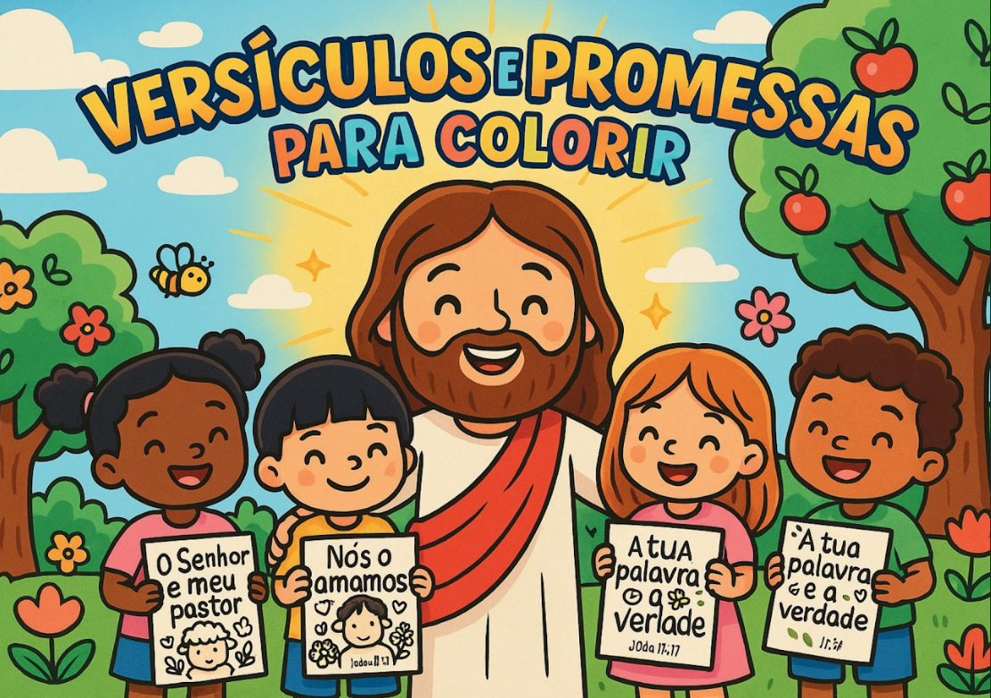 Versículos e Promessas para Colorir